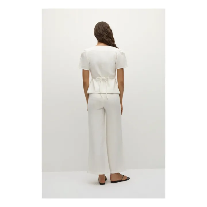 Pantalon Jean | Blanc- Image produit n°4
