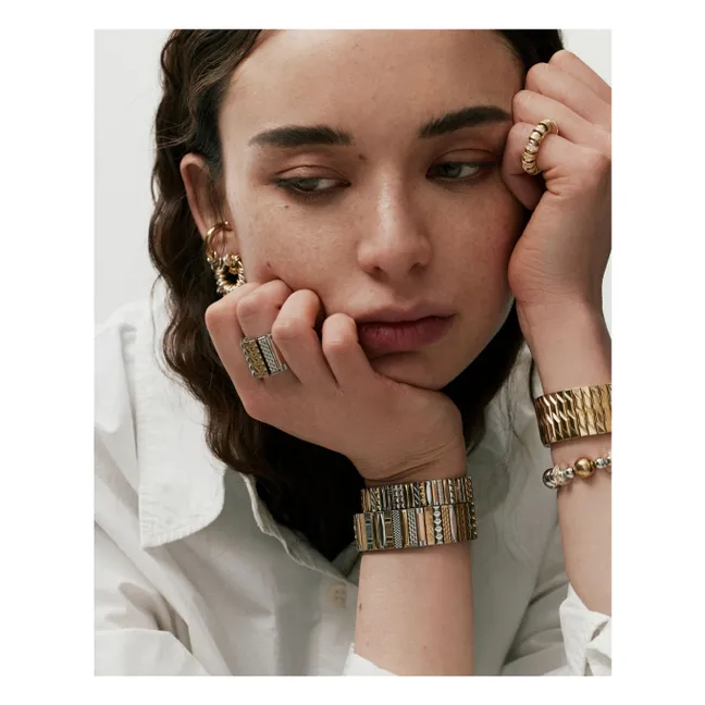 SIG 12 bracelet | Gold/Silver
