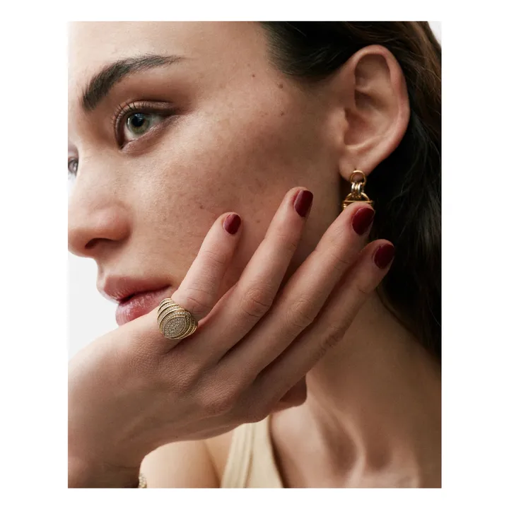 Bague Crown | Doré- Image produit n°2