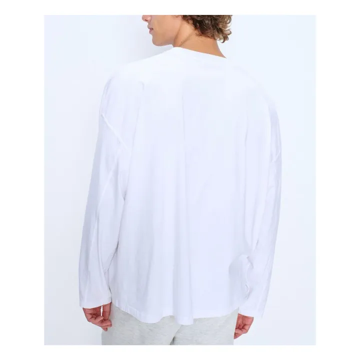 T-Shirt Manche Longue Gixy Cotton | Blanc- Image produit n°5