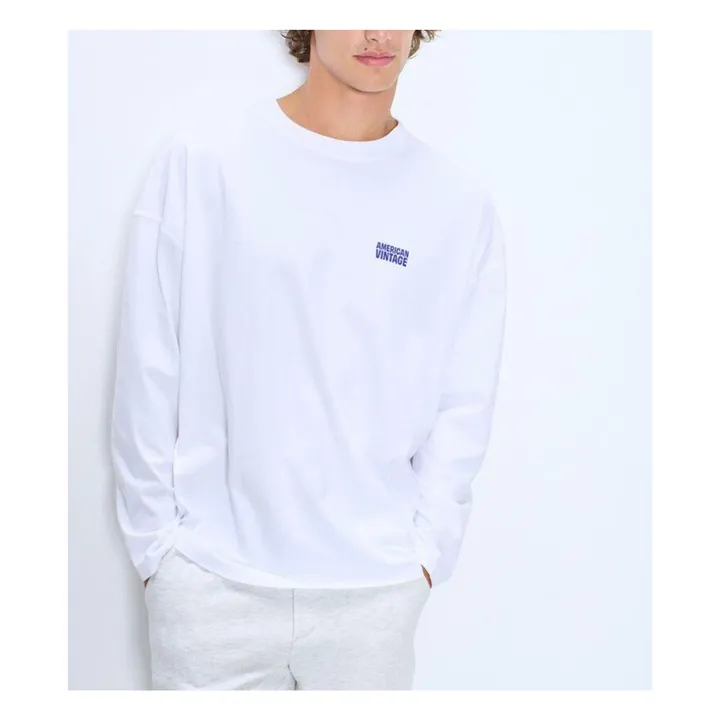 T-Shirt Manche Longue Gixy Cotton | Blanc- Image produit n°1