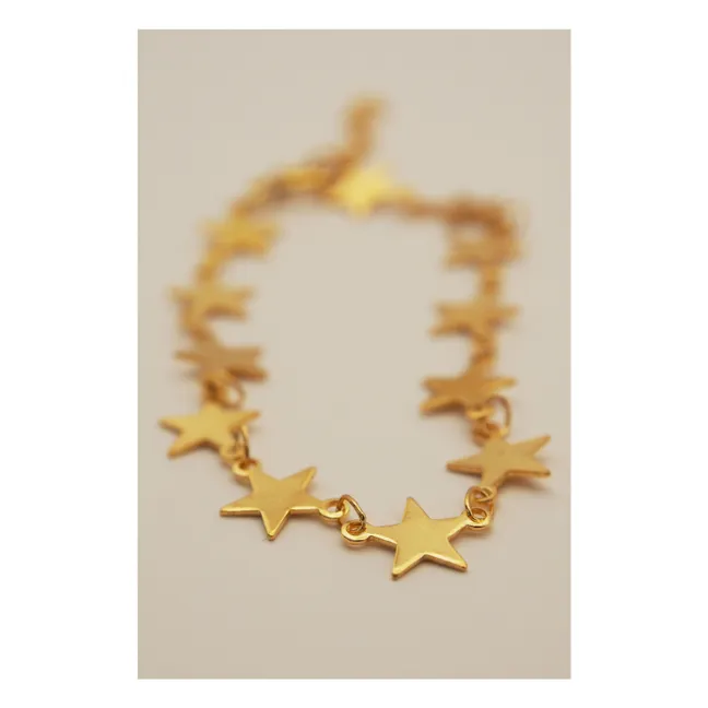 Pulsera multiestrellas | Dorado
