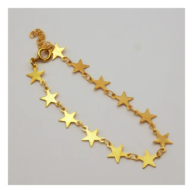Pulsera multiestrellas | Dorado