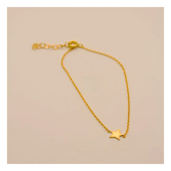 Bracelet Etoile Denim | Doré