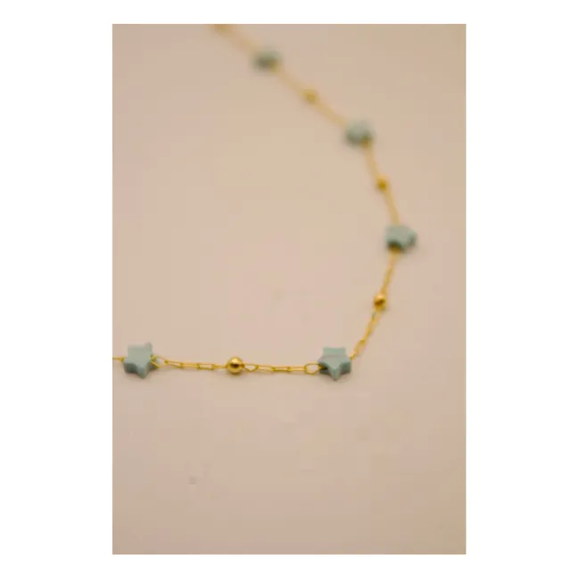 Collier Stone Star | Turquoise