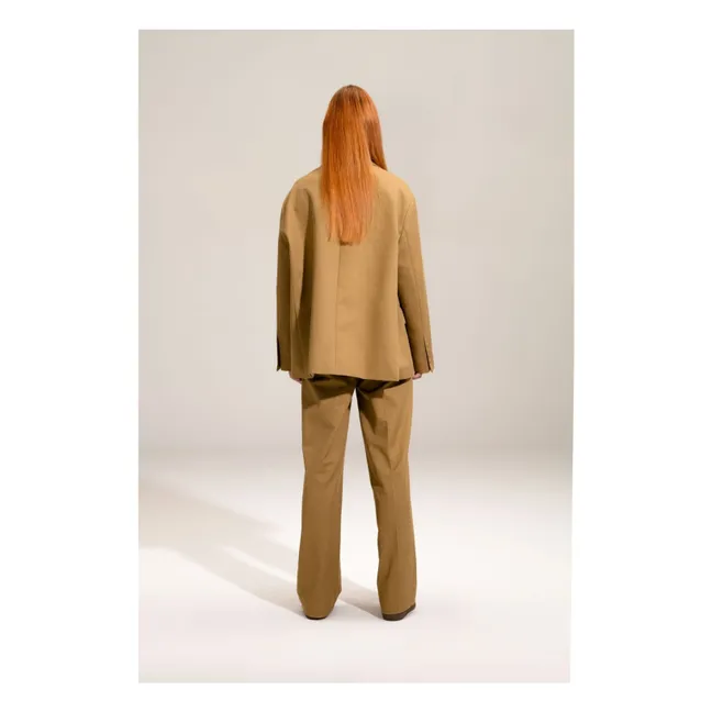 Pantaloni Varsavia in tela spessa | Camel
