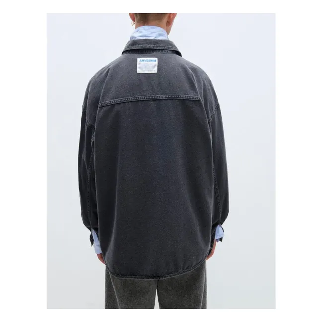 Camisa de algodón Jazy | Negro