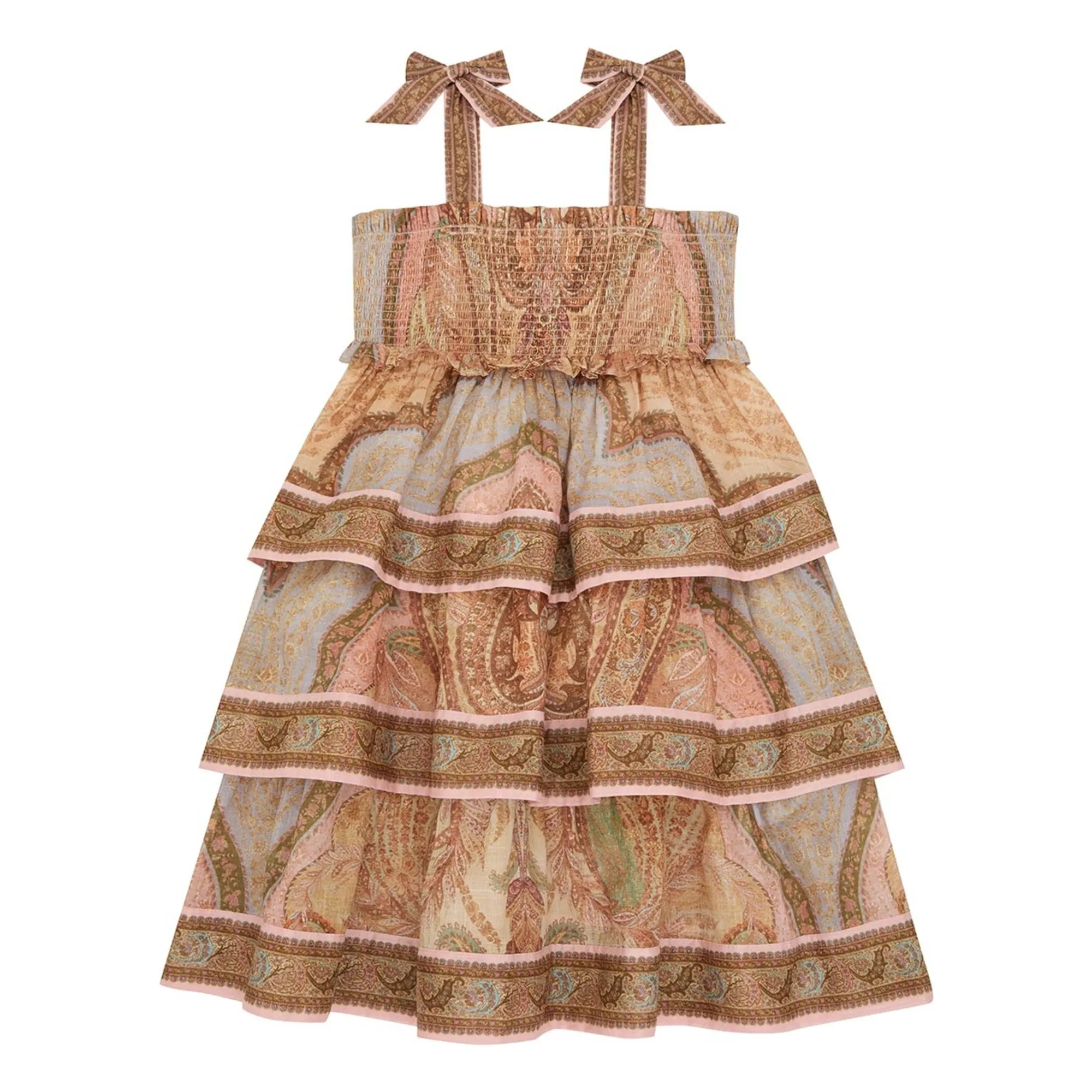 Zimmermann Sand Awaken Ruffle Dress
