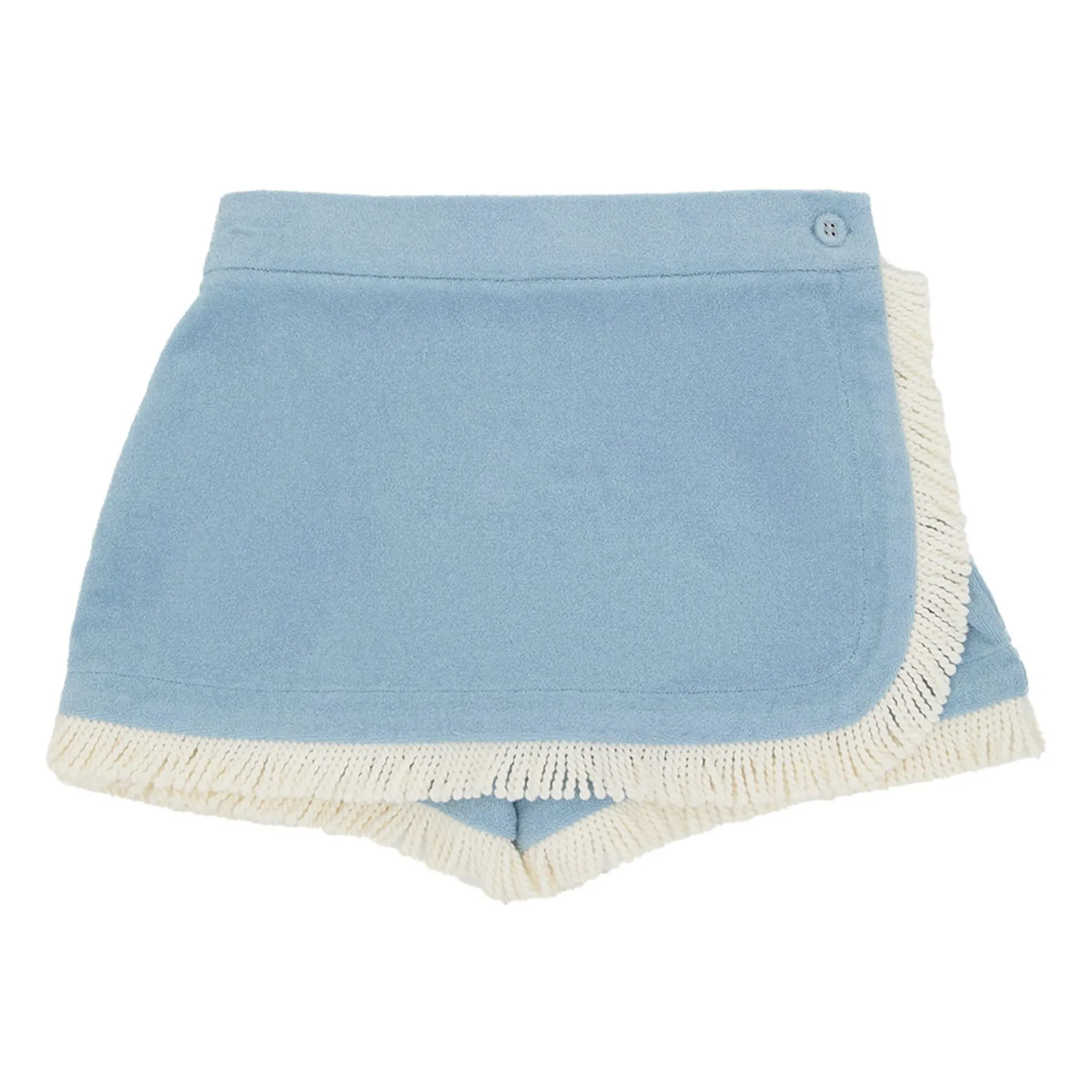 Zimmermann Light Blue Awaken Terry Short Skirt
