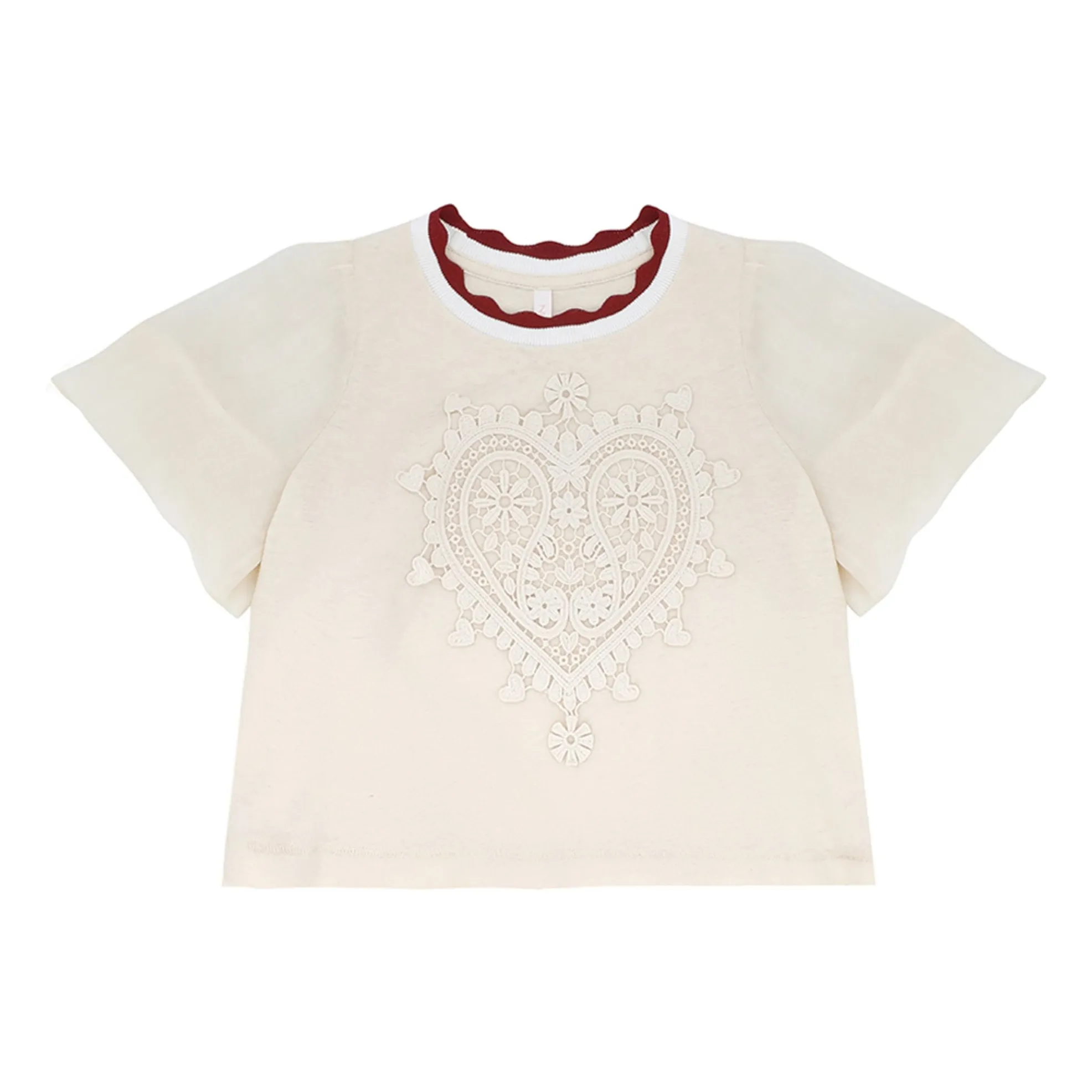 Zimmermann Ecru Awaken Heart T-Shirt