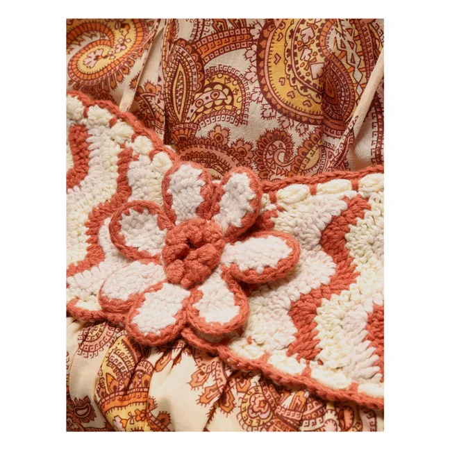 Patience Paisley dress | Brown