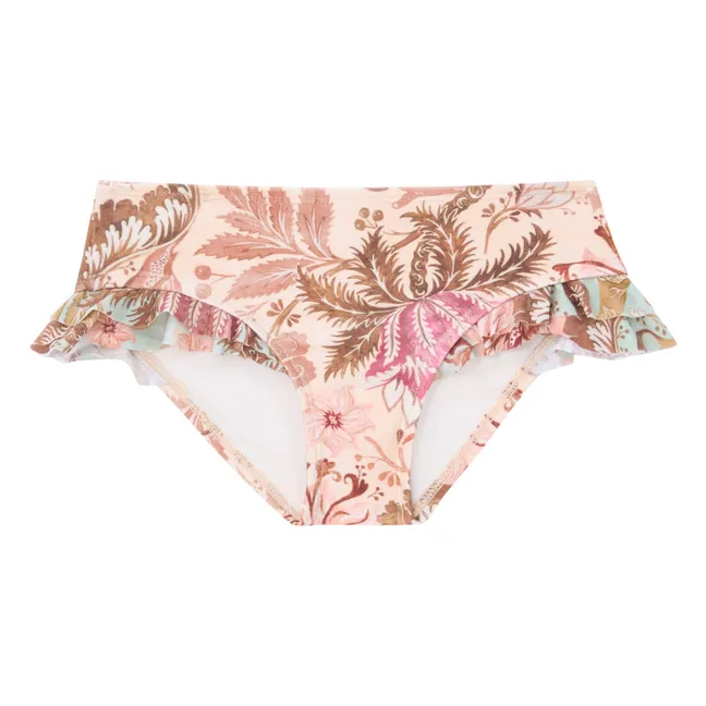 Culotte de Bain Daylight Fleurie | Rose pâle