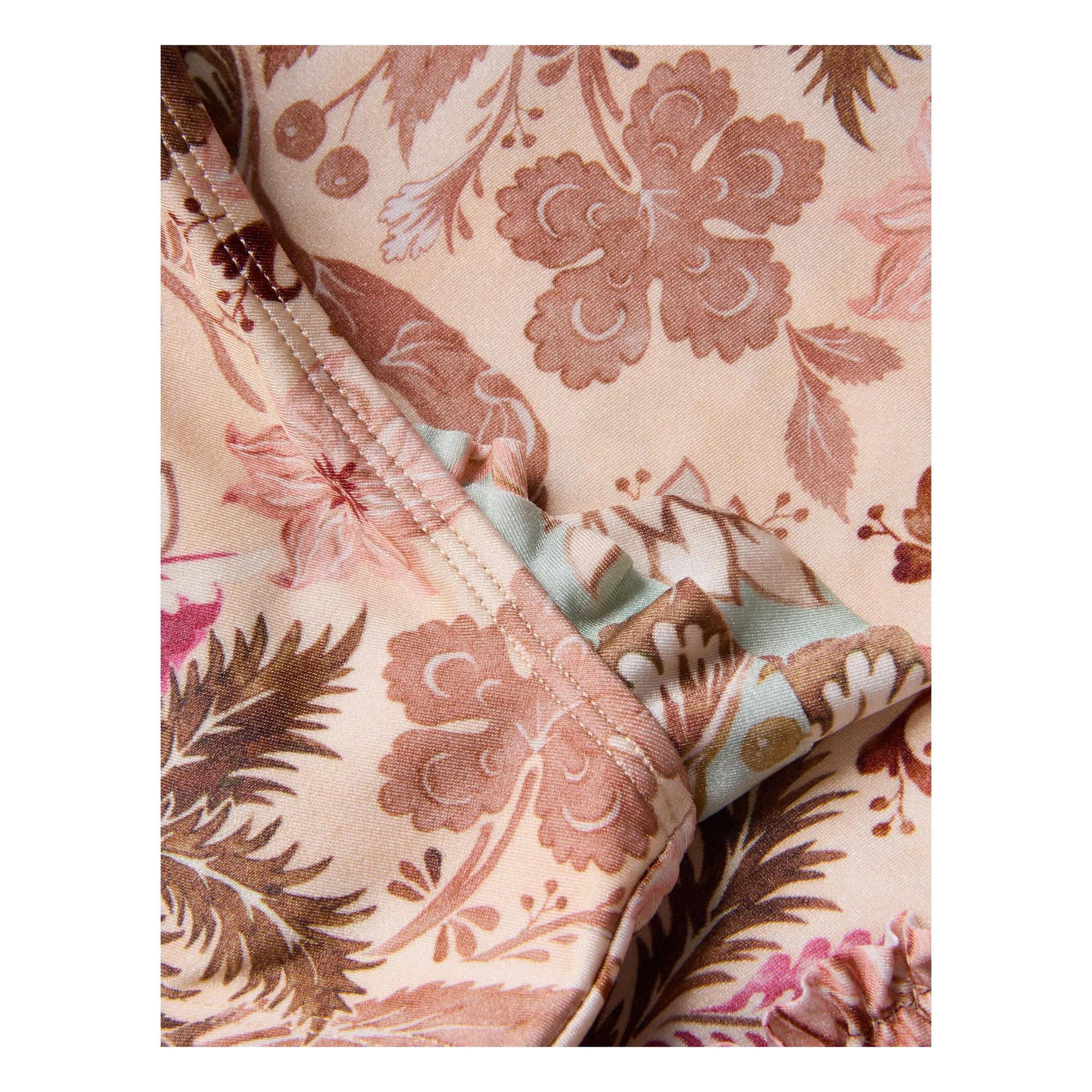 Culotte de Bain Daylight Fleurie | Rose pâle- Image produit n°1