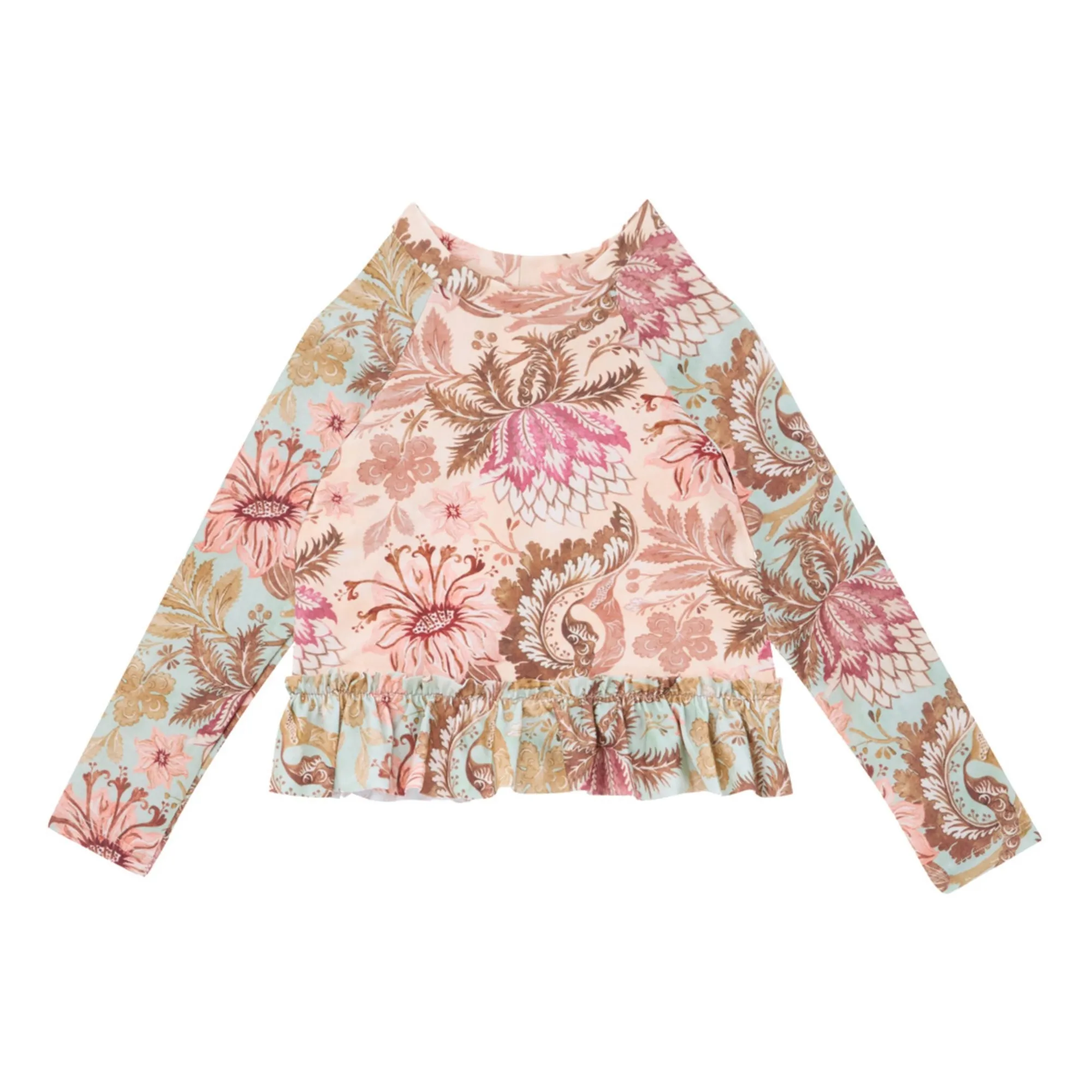 Zimmermann Pale Pink Daylight Bain Fleuri T-Shirt