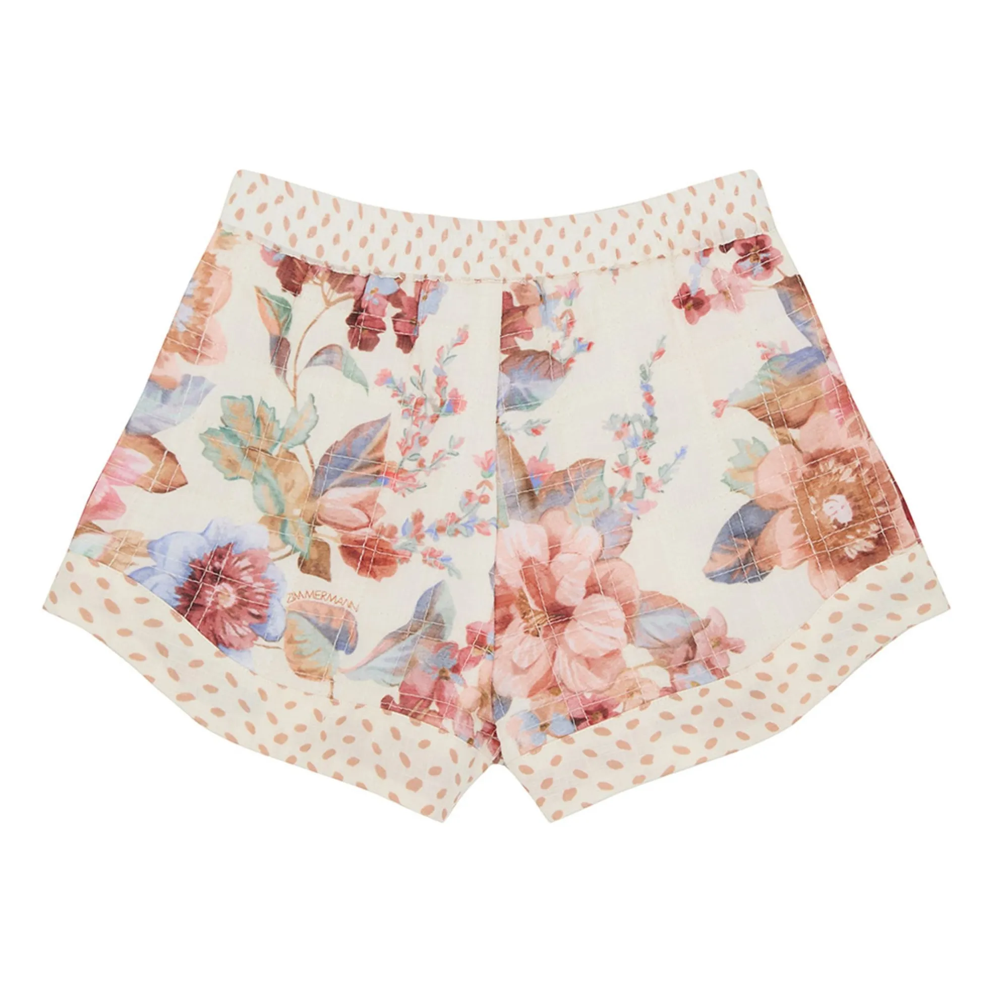 Zimmermann Ecru Awaken Floral Short