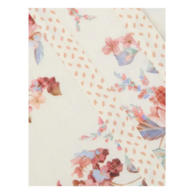 Giacca senza maniche floreale Awaken | Ecru