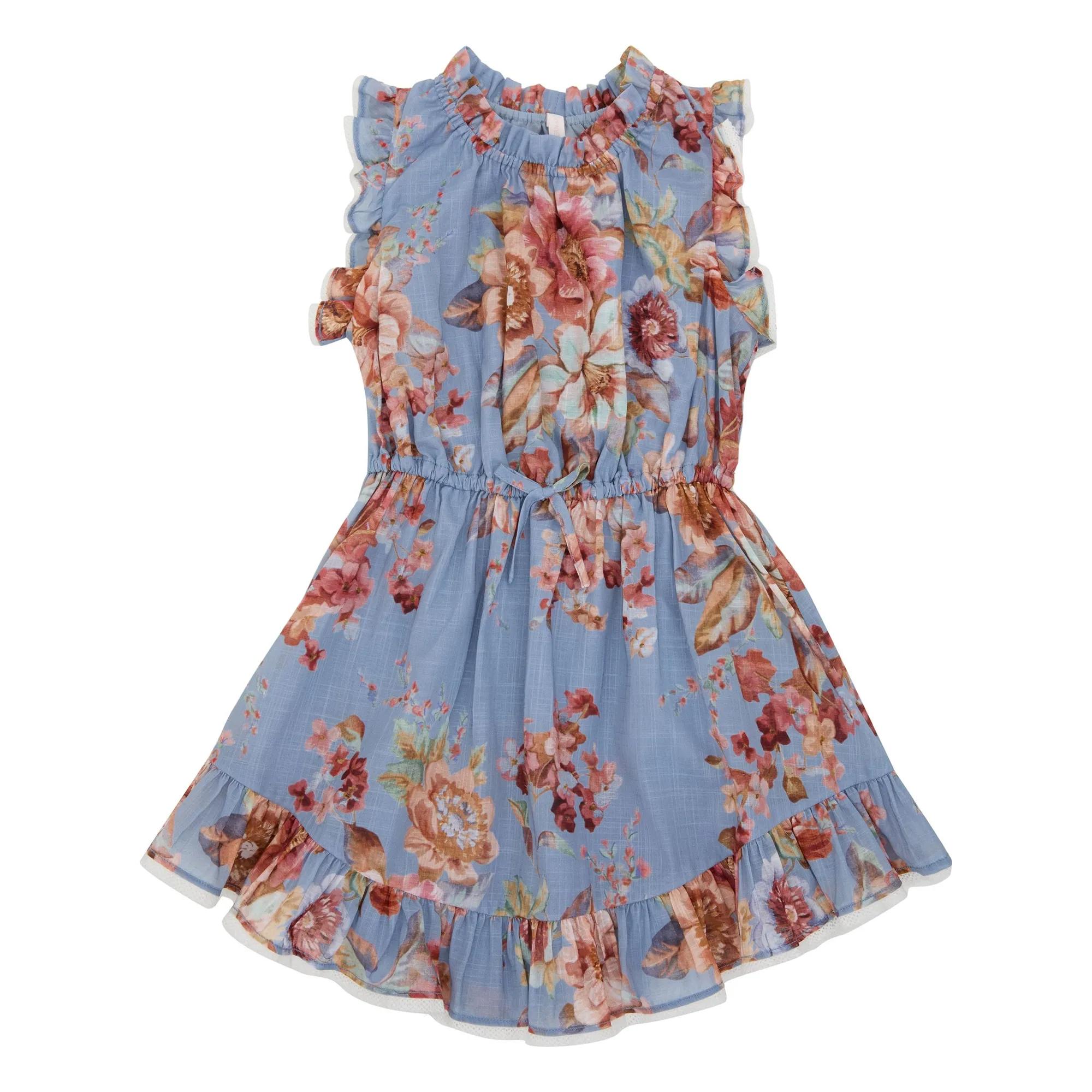 Zimmermann Blue Avaken Fleurie Dress