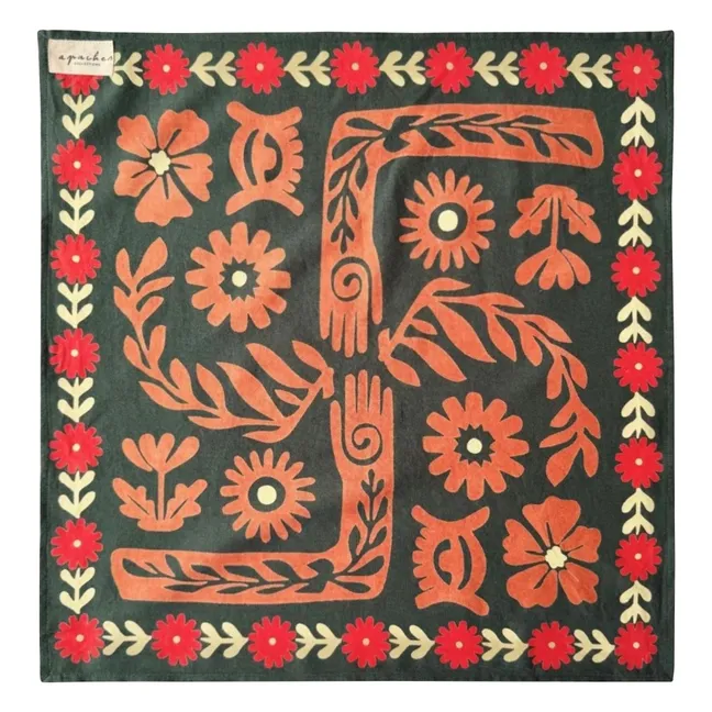 Large scarf Latika | Forest Green