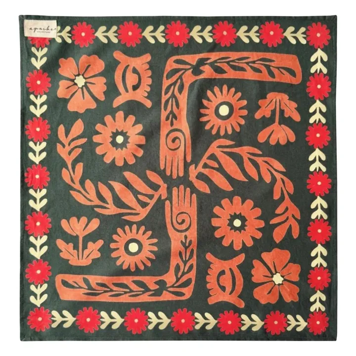 Grand foulard Latika | Vert forêt- Image produit n°3