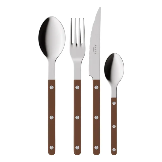 Couverts - Set de 4 | Chocolat