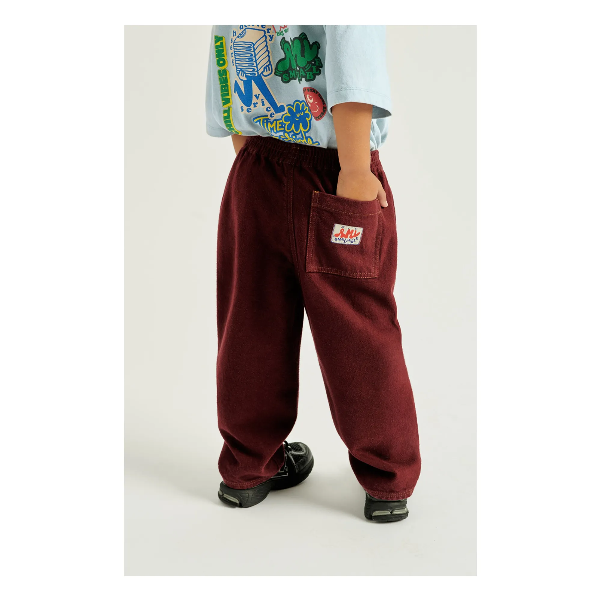 Collaboration American Vintage X Smallable - Jean Spywood | Pourpre- Image produit n°10