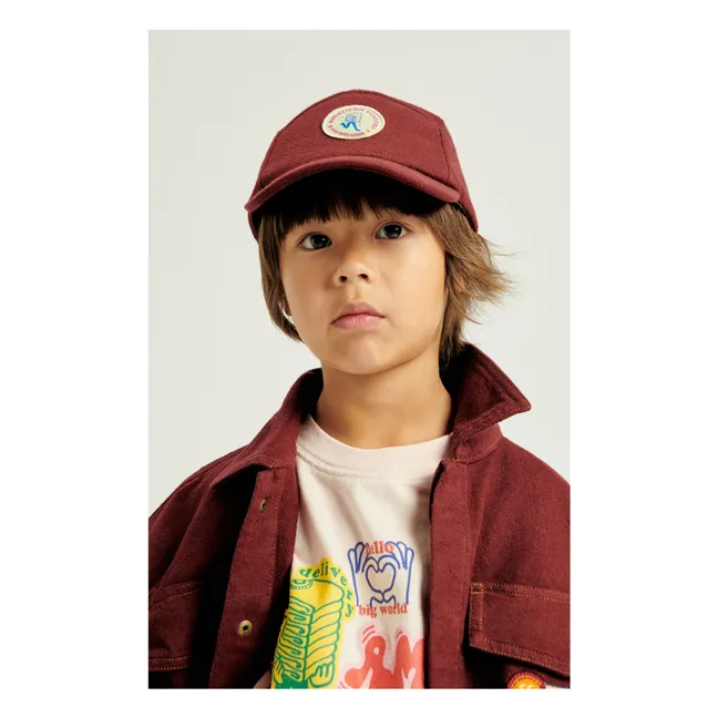 American Vintage X Smallable collaboration - Denim cap  | Crimson