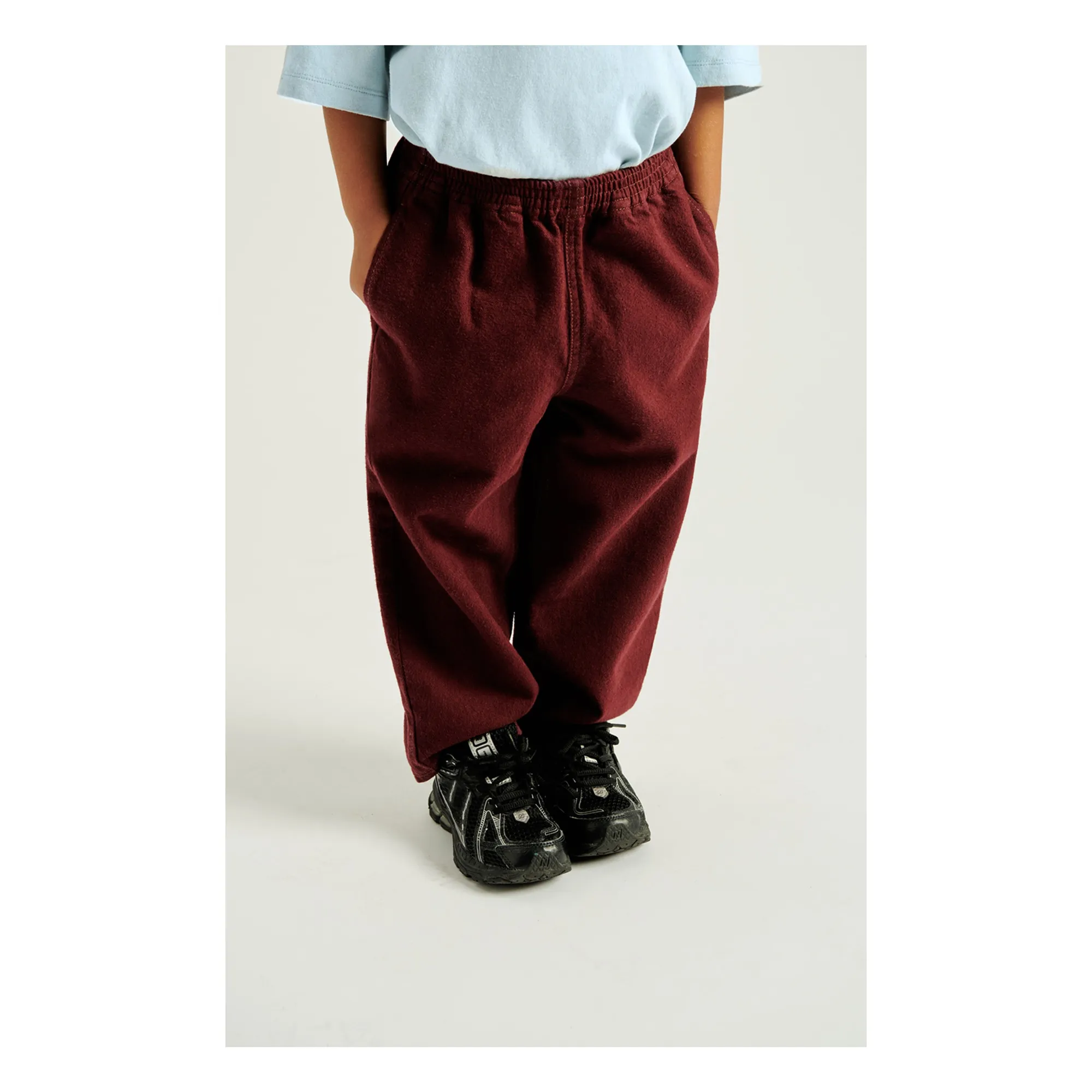 Collaboration American Vintage X Smallable - Jean Spywood | Pourpre- Image produit n°1