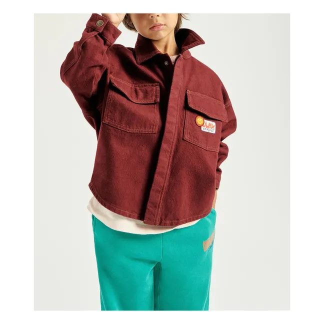 Colaboración de American Vintage X Smallable - Chaqueta vaquera Spywood | Púrpura