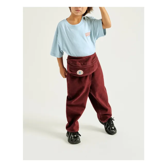 Colaboración de American Vintage X Smallable - Camiseta Ykobow | Azul Pálido