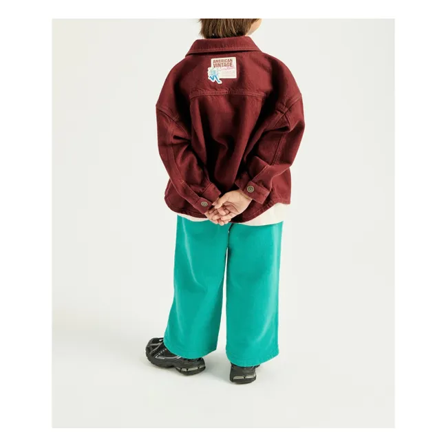 Collaboration American Vintage X Smallable - Jogger Izubird | Turquoise