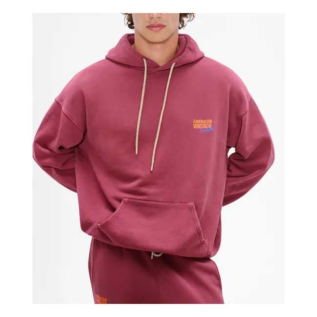 Colaboración de American Vintage X Smallable - Sudadera con capucha Izubird | Púrpura