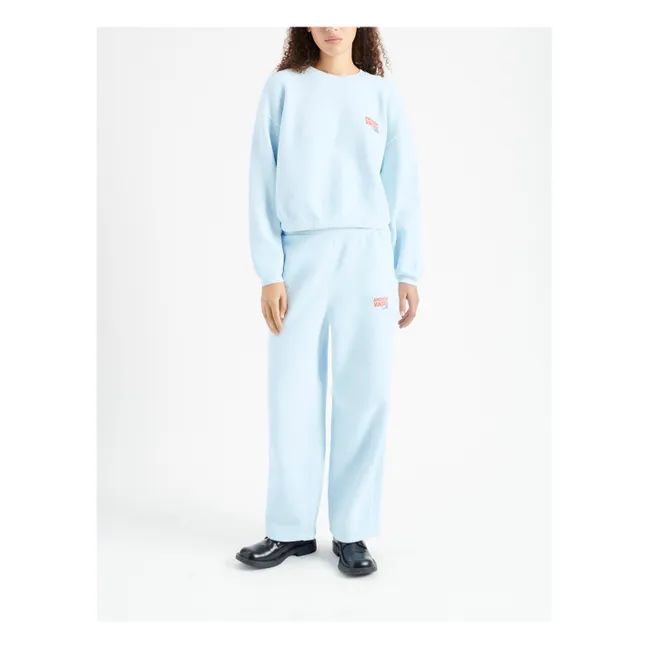 Colaboración de American Vintage X Smallable - Sudadera Izubird | Azul Cielo