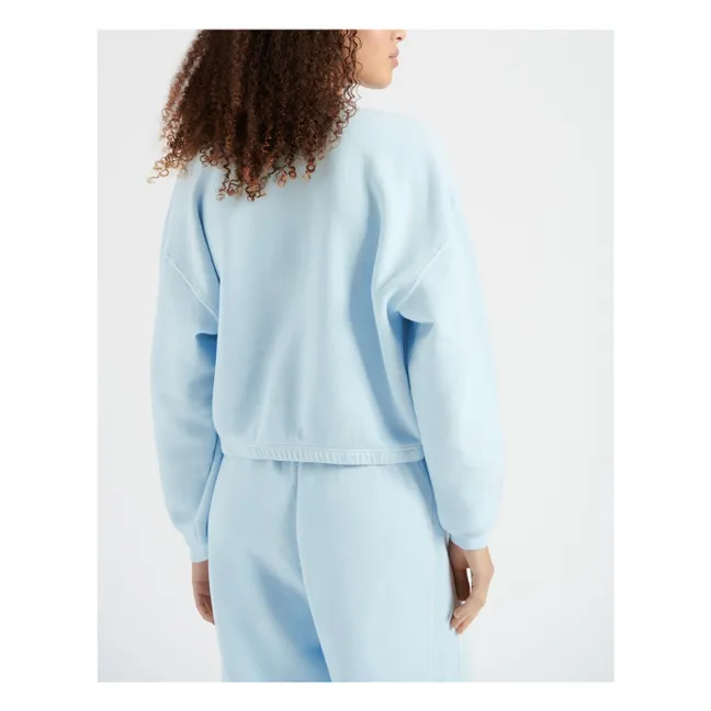 Collaboration American Vintage X Smallable - Sweat Izubird | Bleu ciel