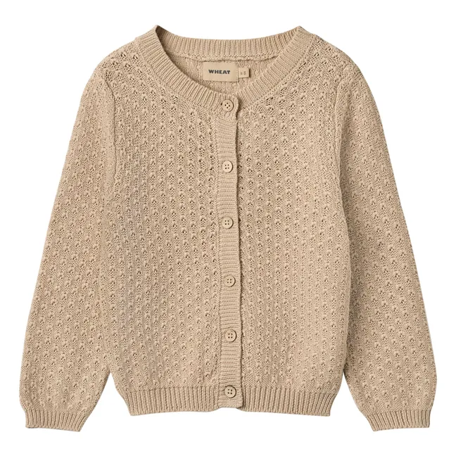 Cardigan Magnella Coton Bio | Ecru