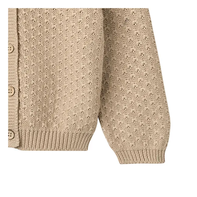 Cardigan Magnella Coton Bio | Ecru