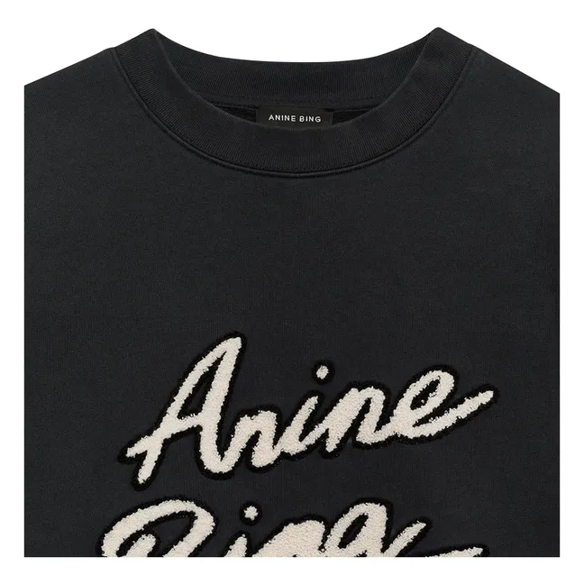 Sweat Miles Chenille Signature | Noir