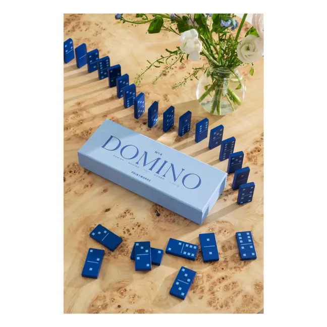 Gioco del domino | Blu scur
