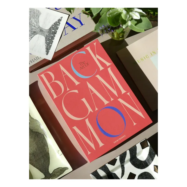 Jeu de Backgammon | Rouge- Image produit n°6