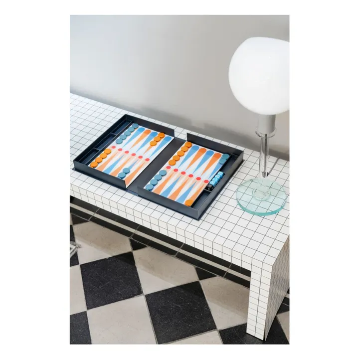 Jeu de Backgammon | Gris foncé- Image produit n°5