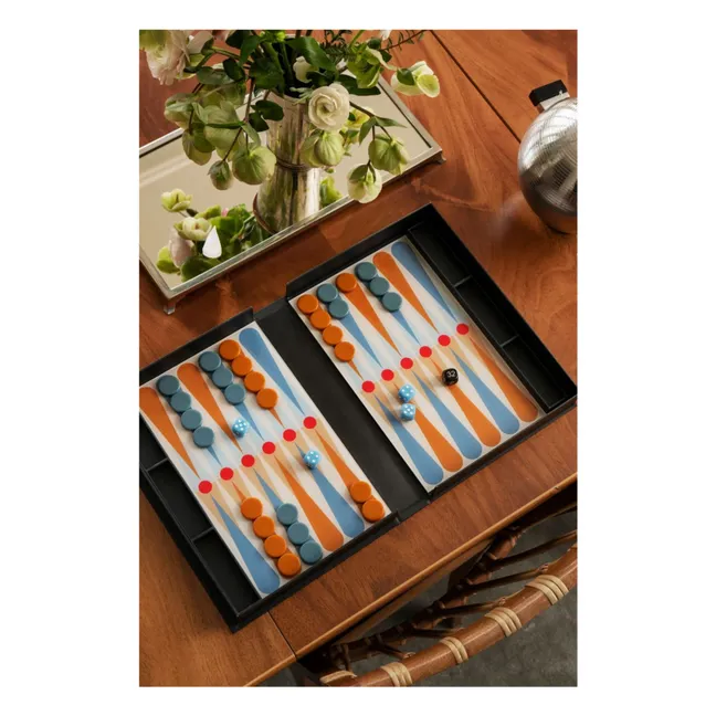 Juego de backgammon | Gris Oscuro