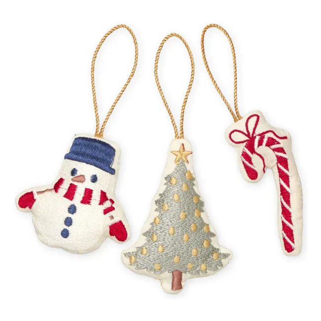 Snowman Christmas ornaments - Set of 3 