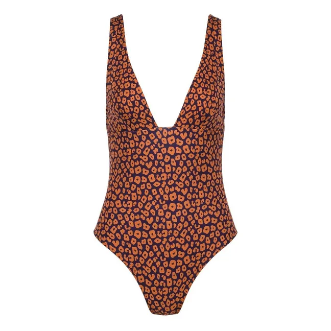 Traje de baño de una pieza L'Intrépide | Marrón