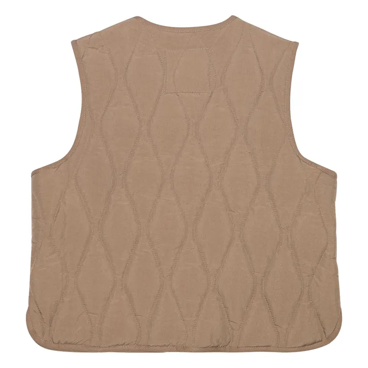 Veste Sans Manches Matelassée Cheer | Gris taupe- Image produit n°3