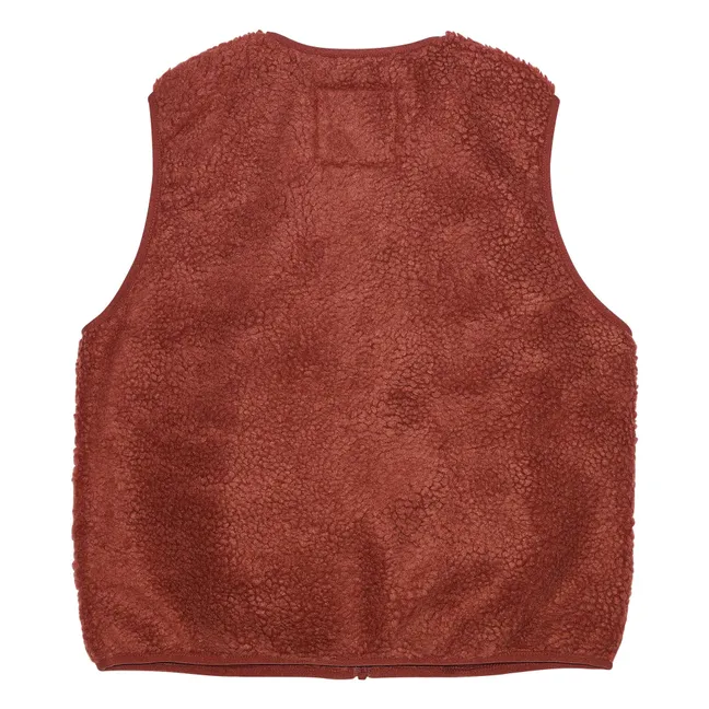 Giacca Sherpa Manner senza maniche | Mattone