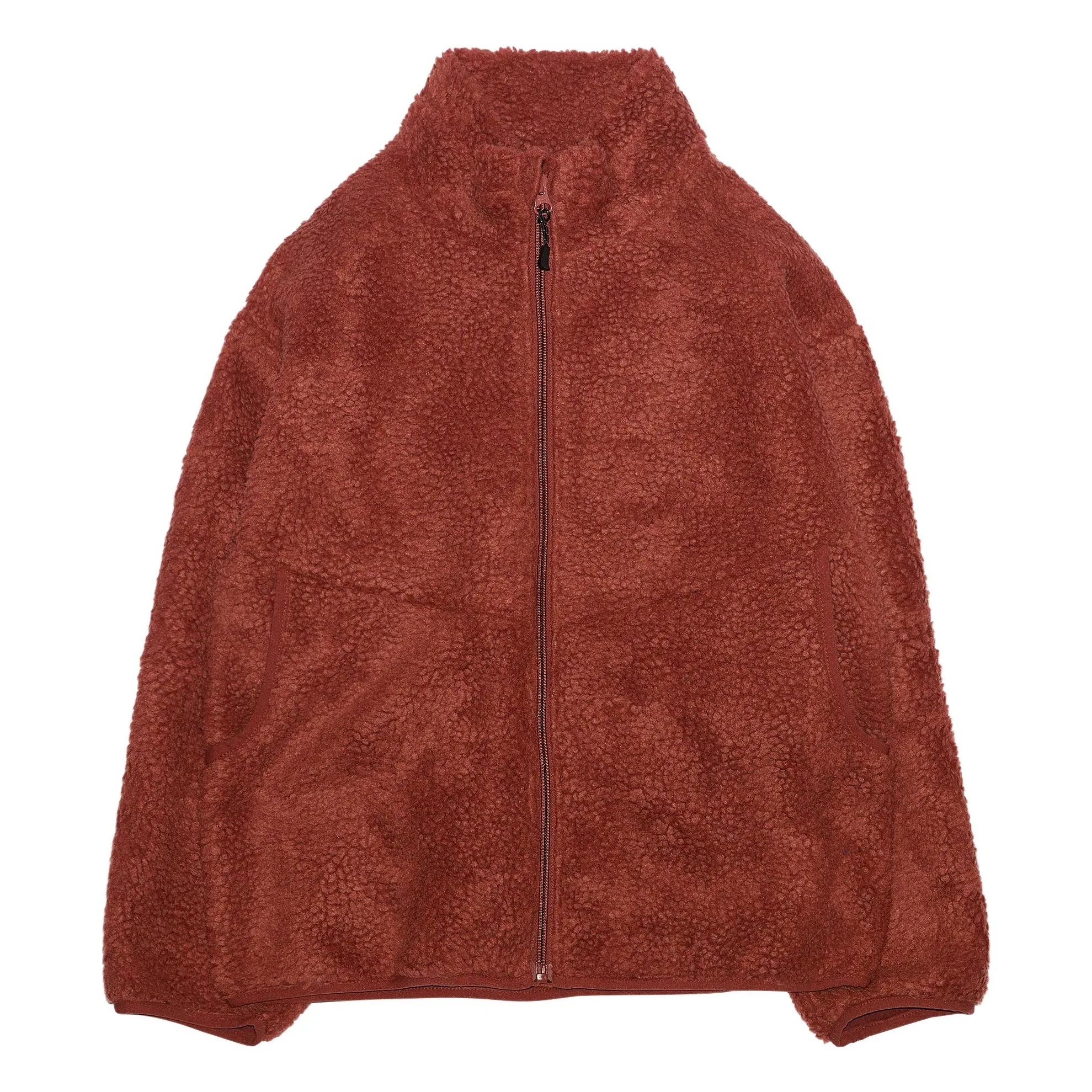 Smallable Kid Brick Red Sherpa Smooth Jacket