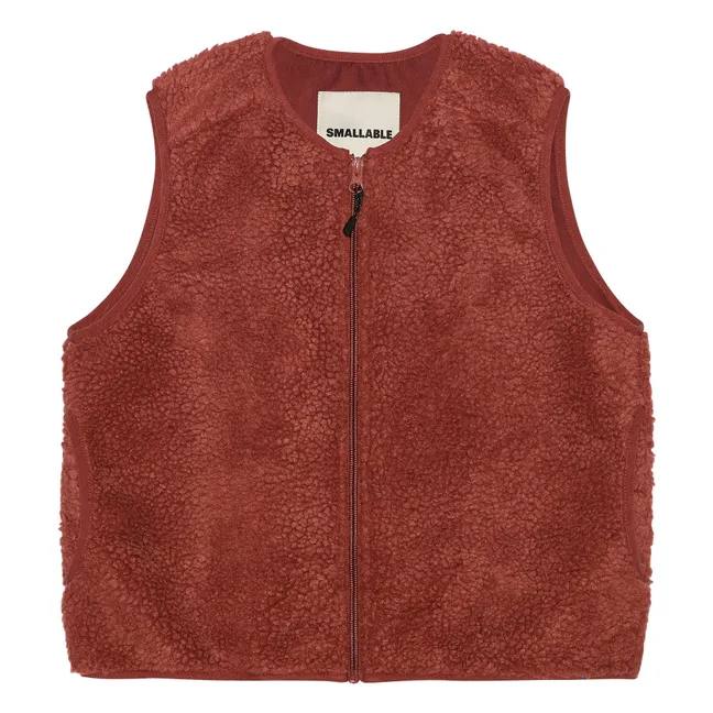 Giacca Sherpa Manner senza maniche | Mattone