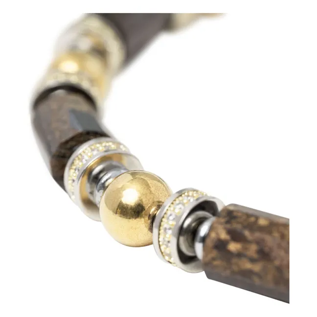 Collier Athéna | Marron