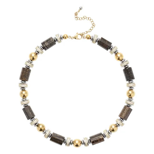 Athena necklace | Brown