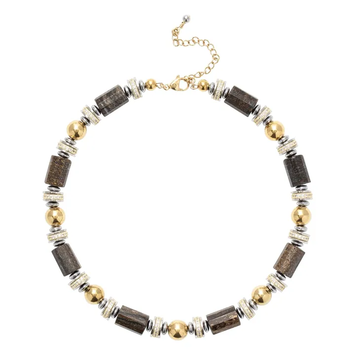 Collier Athéna | Marron- Image produit n°0