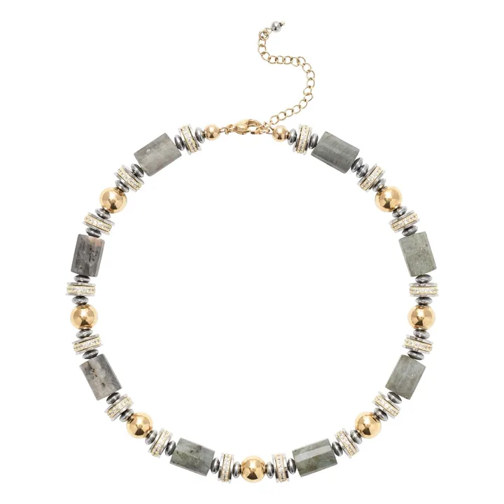 Collier Athéna | Gris- Image produit n°0